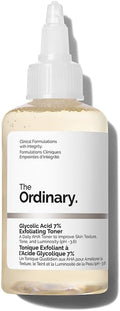The Ordinary Glycolic Acid 7% Exfoliating Toner, Brightening and Smoothing Daily Toner for More Even-Looking Skin Tone