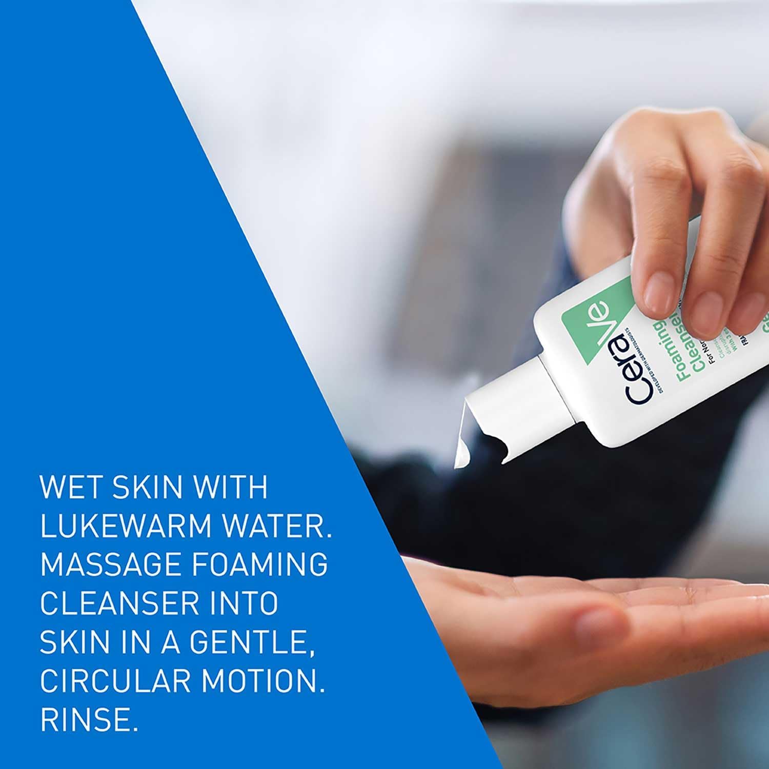 CeraVe Foaming Cleanser Gel Face Wash 236ml, Oil Control For Normal to Oily Skin, Removes Oil & Protects Skin Barrier, For Face + Body, Niacinamide + Ceramides, Fragrance Free