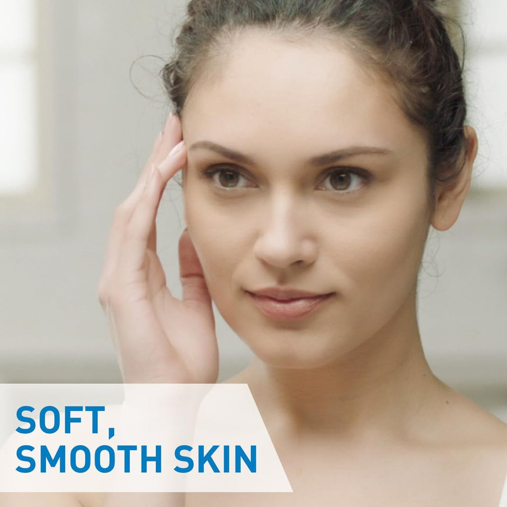CeraVe Facial Moisturising Lotion PM 52ml, For Normal to Dry Skin, For Daily Use, Hyaluronic Acid + Niacinamide + Ceramides, Lightweight & Non-Greasy, Fragrance Free + Non-Comedogenic + Oil-Free